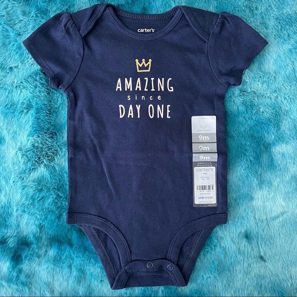 Carter’s Baby Girl Graphic Bodysuit Size 9 Months